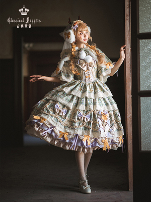 taobao agent Classic doll, dress, Lolita OP, Lolita style