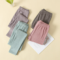 Middle-aged warm pants fattened wool sweater old man thickened plus sweater mommy wearing single piece of pajamas