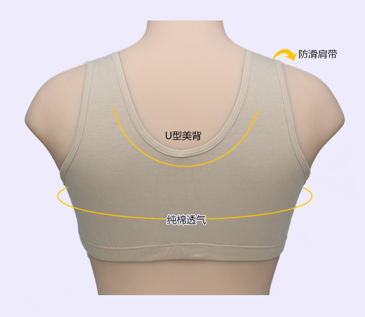 Áo bà mẹ trung niên khóa cotton không có vòng thép Trung niên áo ngực áo lót nữ đồ lót nữ cỡ lớn mỏng mùa hè áo ngực cho người ngực to