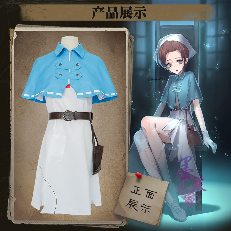 Thứ năm cá tính COS quần áo Emily cháu trai bác sĩ ban đầu đồng phục hoạt hình trò chơi nữ cosplay y tá trang phục - Cosplay mon cosplay