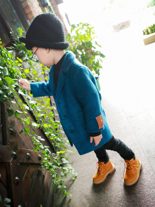 Manteau pour garcon en de laine - Ref 2161289 Image 12