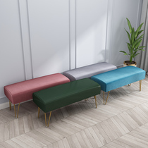 Door-changing shoes stool home light luxury bed tail stool entering the home wearing shoes stool long bench bench test shoes sofa stool fitting room stool