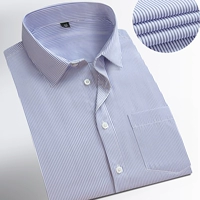 Полосатая рубашка с короткими рукавами