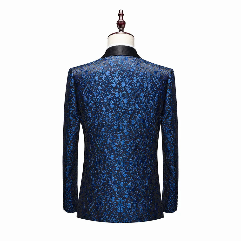 Мужской трендовый классический пиджак костюм, платье, Slim fit, корейский стиль, интернет-звезда
