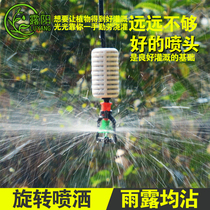Greenhouse automatic flower watering machine 360 degree rotating lawn watering agricultural sprinkler irrigation equipment gardening rotating atomization micro spray