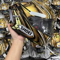 SHOEI X15 global limited edition of 1000 gold Kato helmets