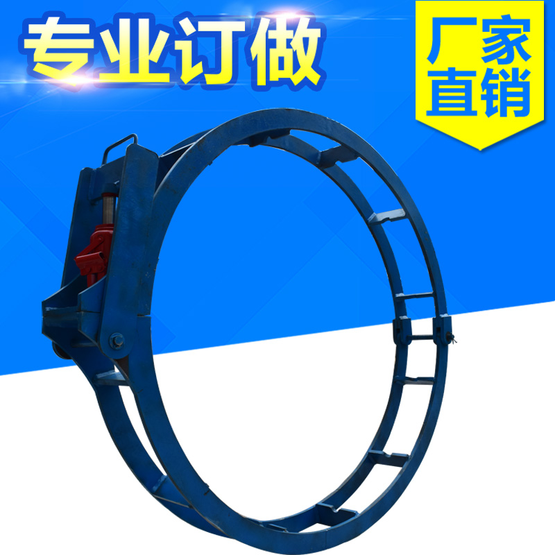 Pipeline welding external counterpart custom-made hydraulic jack pipe counterpart interface