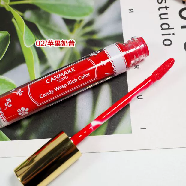 CANMAKE Màu tóc cao mới Candy Lip Gloss Lip Gloss 02 03 Berry Color 04 Limited - Son bóng / Liquid Rouge