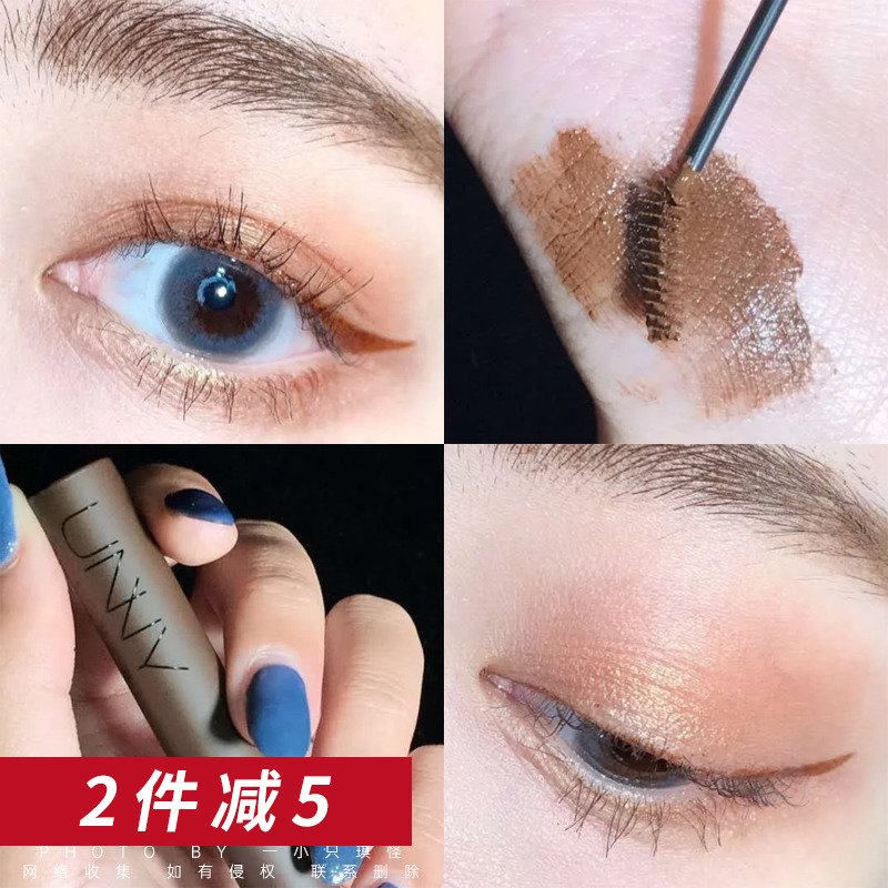 Korea UNNY eyebrow dye eyebrow cream Waterproof sweatproof no fading Natural non-smudge water mist eyebrow small brush head Eyebrow dye pencil