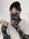 CalbouKimct sun protection mask women's ice silk ear-hanging summer mask anti-UV neck protection sleeve face mask for men