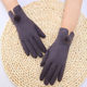CalbouKimct gloves women's winter fashion style plus velvet to keep warm in winter driving and riding suede touch screen