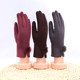 CalbouKimct gloves women's winter fashion style plus velvet to keep warm in winter driving and riding suede touch screen