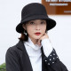 CalbouKimct wool hat for women in winter, small face, warm and versatile, fashionable, foreign style, autumn and winter fisherman hat
