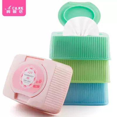 Boxed makeup remover cotton wet tissue removal disposable disposable disposable face lip gentle deep cleaning makeup remover tool