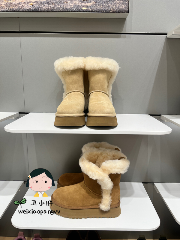 Ugg Direct Delivery from Domestic Stores, Fashionable Thick-Soled Women's Plush Flip-Up Classic Mid-Calf Boots 1191130 Ugg Direct Delivery from Domestic Stores, Fashionable Thick-Soled Women's Plush Flip-Up Classic Mid-Calf Boots 1191130