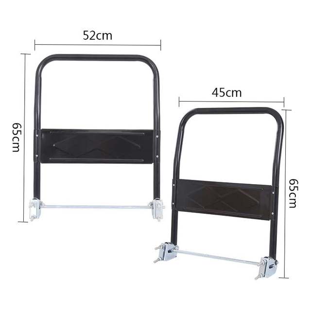 Folding handle handle armrest thickened handle handle flatbed truck mop plastic push trailer handle trolley rod accessories