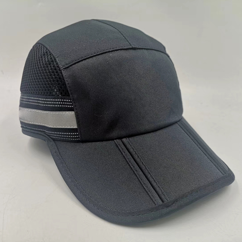 Shenzhen hat motorcycle riding duck tongue navy blue waterproof breathable hat folding portable belt new product