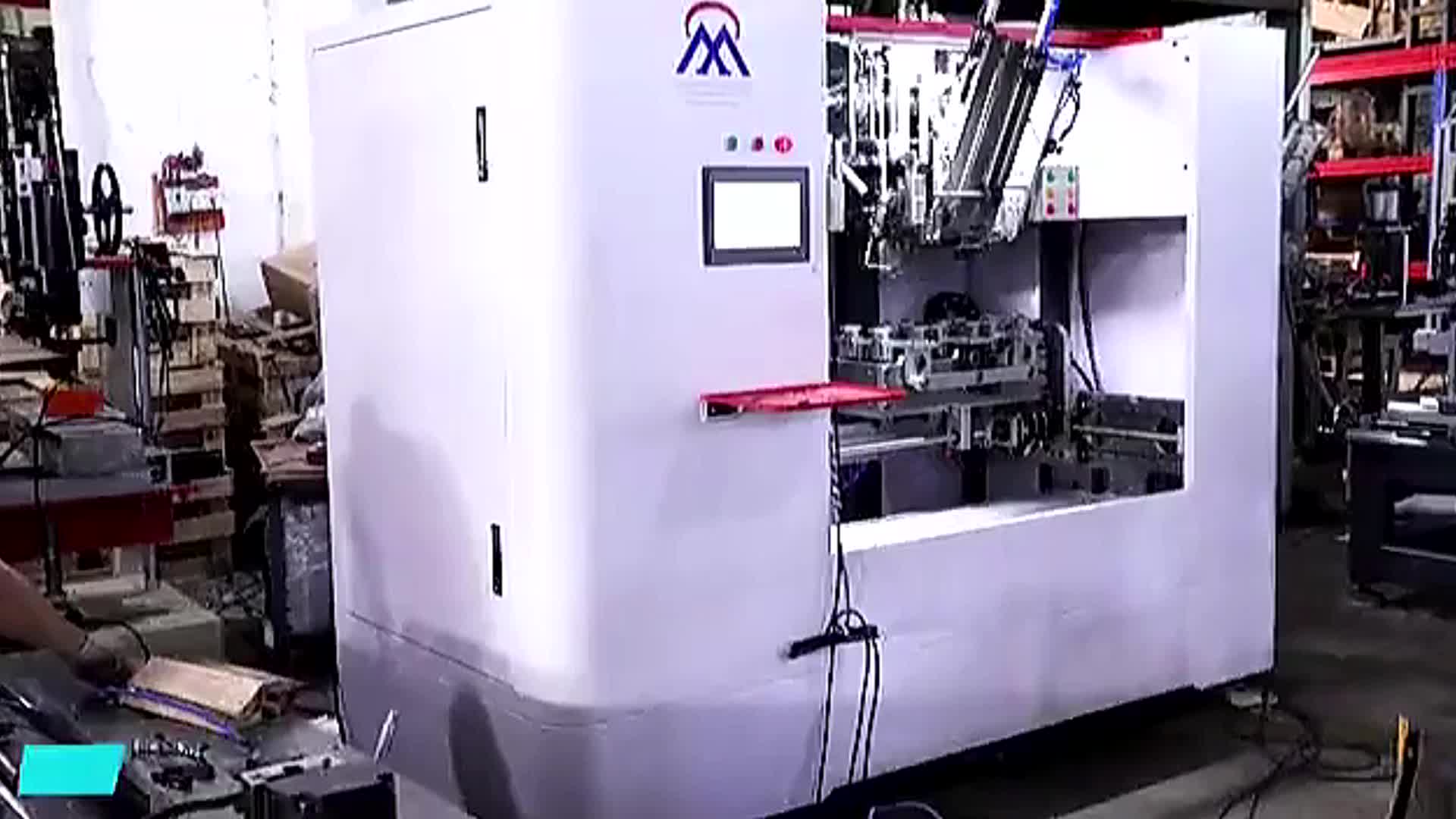 5 Axis 2 Drilling And 1 Tufting Automatic Cnc Brush / Broom Making