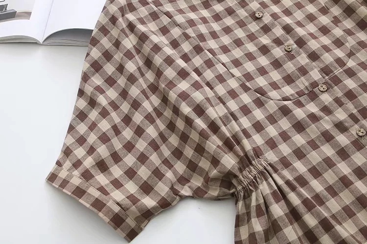 Mùa hè trung niên trở lên XL áo thun cotton mỏng tay ngắn kẻ sọc - Quần áo của mẹ đầm dự tiệc tuổi trung niên