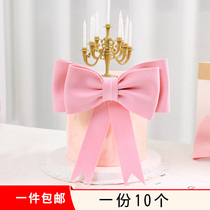 Teacher Festival Nets Red Butterfly Knot Floral Cake Decorations Valentines Day Sweet Gift Boxes Small Pendant DIY Material Package