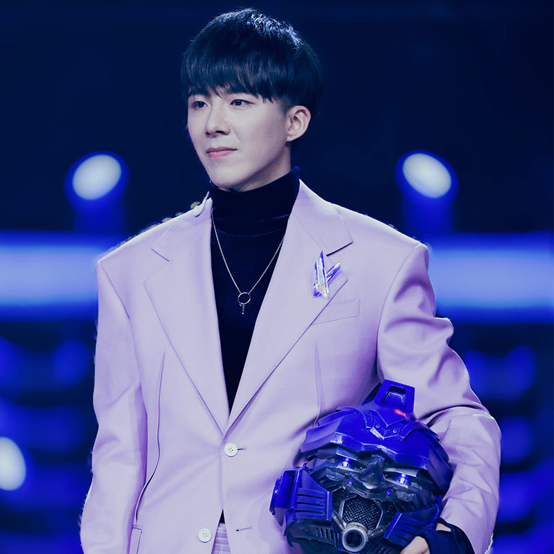 Masked Singer Guess Who? Liu Yuning Celebrity-Style Necklace Geometric Circle Sweater Chain Accessories Long Necklace for Men and Women