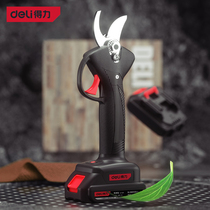 Powerful lithium electric pruner brushless electric scissor garden exclusive charging labor-saving powerful coarse branch flower wood gardening cut