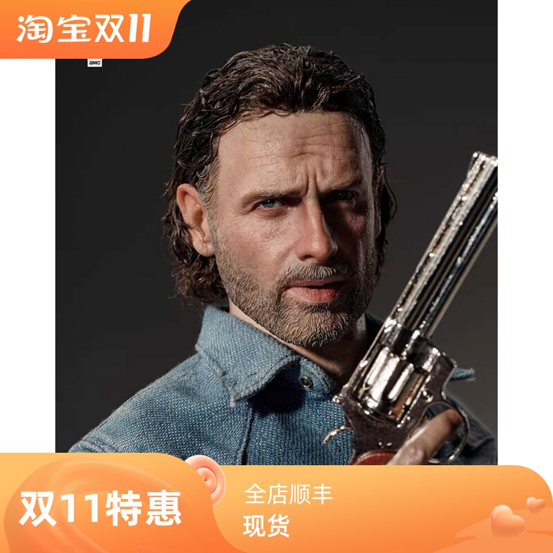 Official Authentic Inart the Walking Dead Season 8 Rick Grimes 1/6 Action Figure