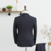 Bộ đồ vest mùa thu đông phiên bản Hàn Quốc của ba người đàn ông lịch lãm kinh doanh bộ đồ mỏng kẻ sọc váy cưới đồ vest Suit phù hợp