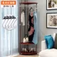 Kệ quần áo di động kệ phụ nữ Cửa hàng phiên bản Hàn Quốc của quần áo treo đồ nội thất nhà phòng ngủ chính áo bán nguyệt treo quần áo - Cửa hàng quần áo móc treo quần áo dán tường