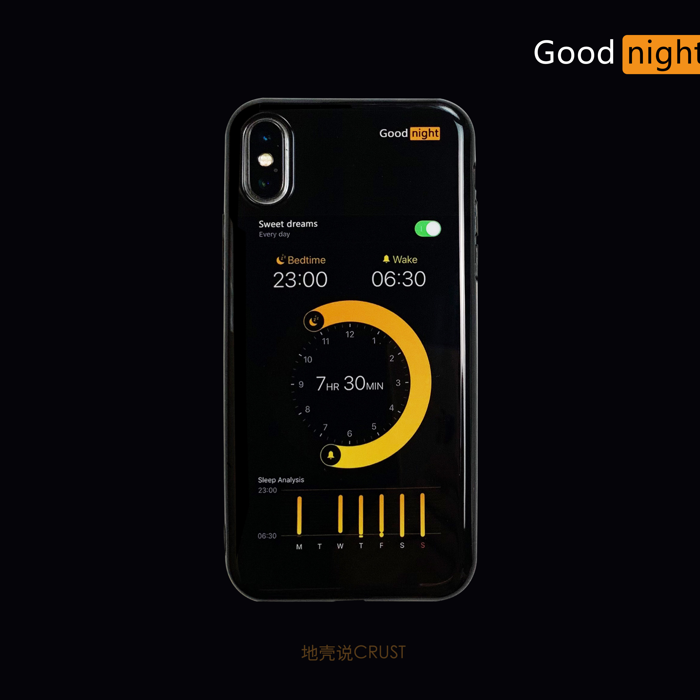 Crust said original sleep time for Apple iPhoneXSmaxr mobile phone protective case 78P black 11Pro12