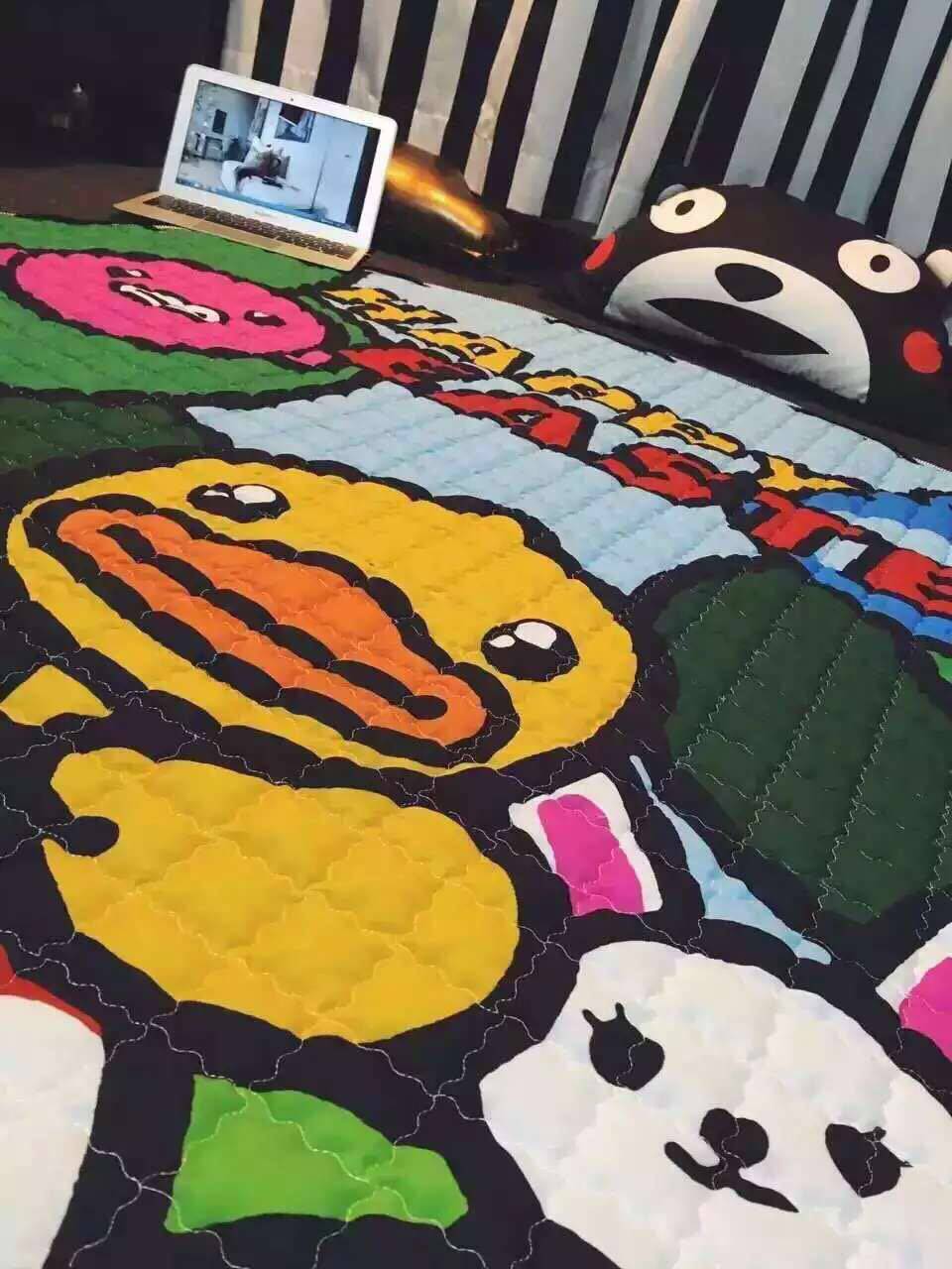 Развивающий коврик для ползания ins宝宝爬行垫加厚客厅卧室儿童游戏垫折叠地毯可收纳婴儿爬爬垫 OTHER