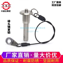 Quick release pin button bolt ejection ball lock pin diameter 10 manufacturers spot