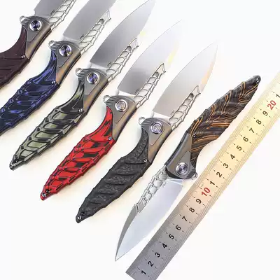 m390 powder steel Special Forces folding knife military retired knife portable knife hand-free outdoor survival knife