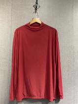 Factory direct sales large size mother wear all-match thin mesh silk 100% bottoming shirt HYX counter