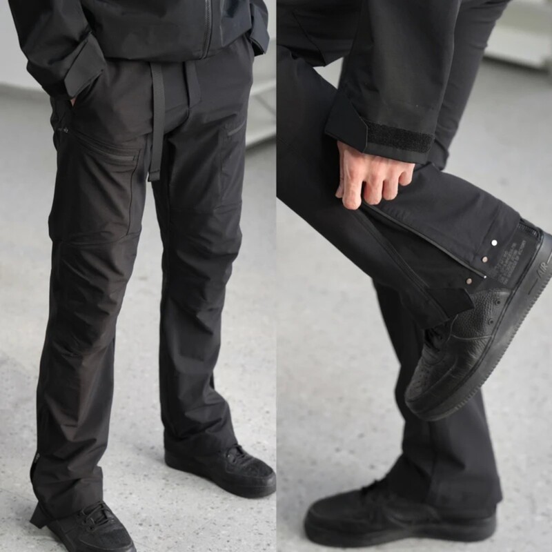 Functional Softshell Pants 1.9m for Tall People, Extra Long, Breathable, Stretchy, Outdoor, Adjustable Cuff Work Pants Functional Softshell Pants 1.9m for Tall People, Extra Long, Breathable, Stretchy, Outdoor, Adjustable Cuff Work Pants