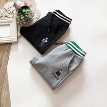 Girl Boy Sports Pants Spring Autumn New Korean Version Tide Middle children Baby Child loose casual long pants Wee pants
