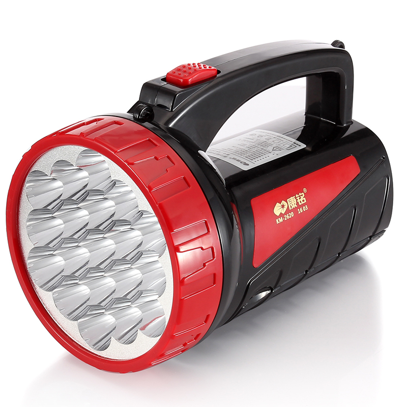 Kang Ming LED flashlight charge ultra-bright multi-function hand-tit special soldier outdoor searchlight home flashlight