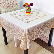 Square tablecloth waterproof and oil-proof washable anti-scalding tablecloth table tablecloth square table mahjong cover