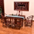 Redwood bàn ghế gỗ hồng mộc Miến Điện bàn trà gỗ Trung Quốc rắn và bàn ghế kết hợp lớn trái cây gỗ hồng ban công bàn cà phê - Bàn trà