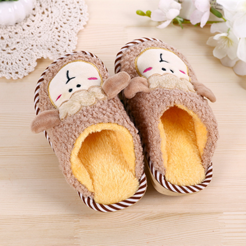 Chaussons enfants en suède pour hiver - semelle caoutchouc - Ref 1003755 Image 12