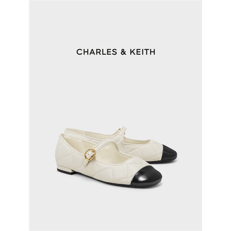Spring Women's Shoes Chang&Kelive1-70900405 Quilted Flat-Soled Chanel-Style Mary Jane Shoes