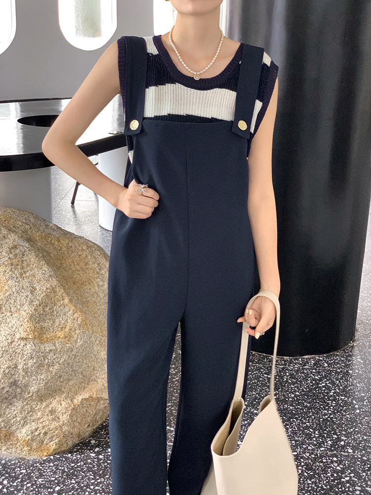 Боди/брюки 美洋meiyang【70系列清仓特卖捡漏】奥地利假日背带裤 阔腿连身裤