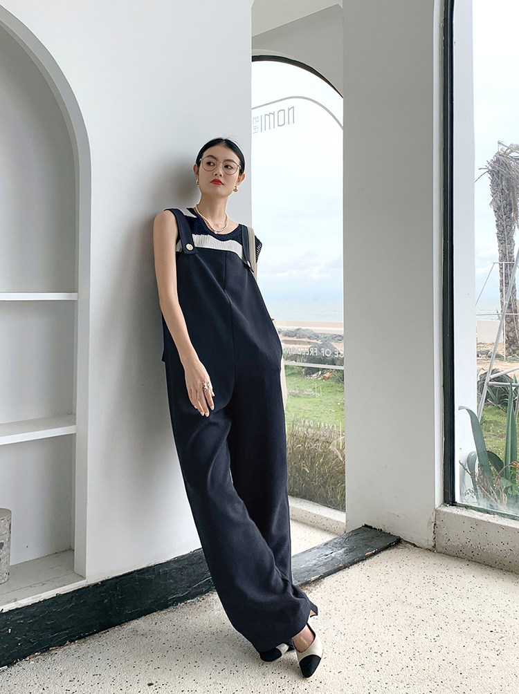 Боди/брюки 美洋meiyang【70系列清仓特卖捡漏】奥地利假日背带裤 阔腿连身裤