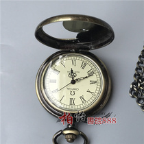 Antique pocket watch mens mechanical clock antique miscellaneous classical mechanical watch craft ornaments portable Chinese old copper watch