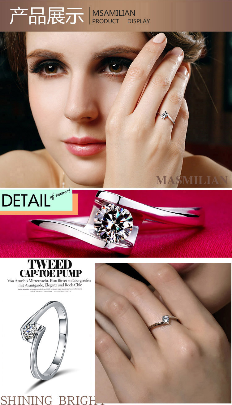 Bague mixte en Matiere mixte - Ref 3088318 Image 21