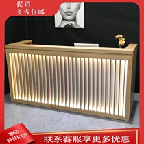 Bar custom counter new Chinese clothing store company Hotel beauty salon front desk reception desk cashier restaurant shop