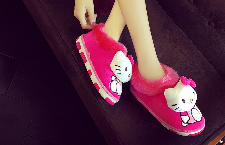 Pantoufles enfants en autre HELLOKITTY pour hiver - semelle autre - Ref 1024387 Image 19