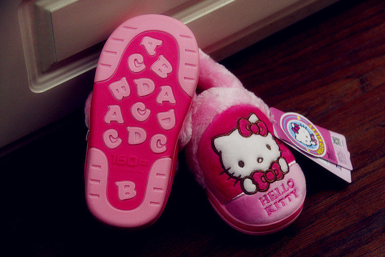 Chaussons enfants en autre HELLO KITTY pour hiver - semelle autre - Ref 1014246 Image 21