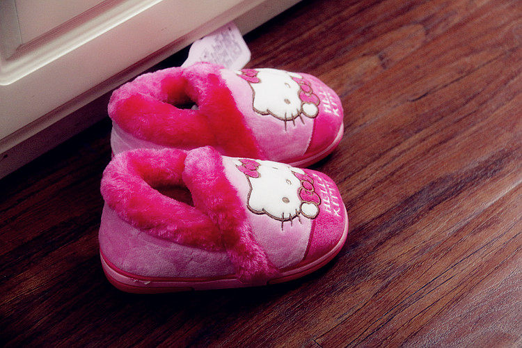 Chaussons enfants en autre HELLO KITTY pour hiver - semelle autre - Ref 1014246 Image 20
