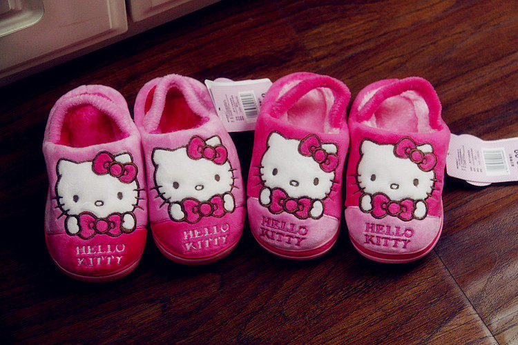 Chaussons enfants en autre HELLO KITTY pour été - semelle autre - Ref 986384 Image 29